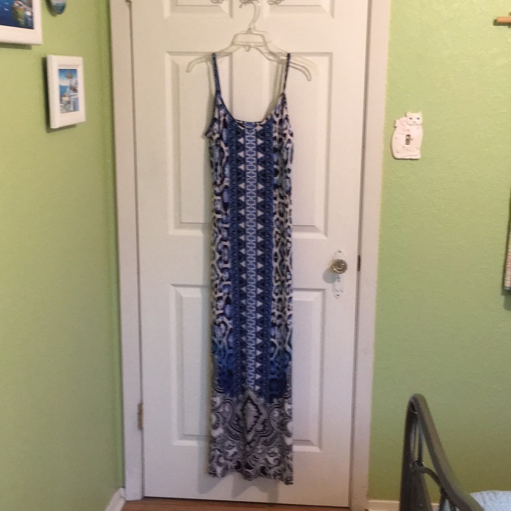 Maxi sundress sides slits M